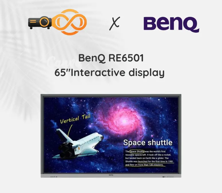 BenQ RE6501 65″Interactive display price in Pakistan.