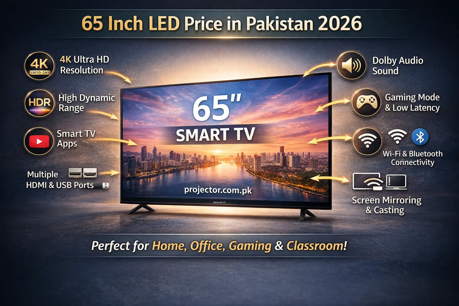 65 Inch LED Price in Pakistan 2026