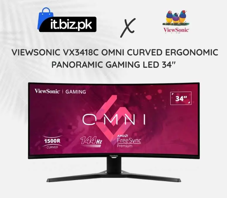 ViewSonic VX3418C-2K 34" Gaming LED Price in Pakistan